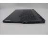 Lenovo 5CB1P50091 C-Cover with keyboard, US English Euro, Onyx Grey, US