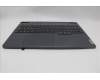 Lenovo 5CB1P50129 C-Cover with keyboard, Greek, Grey, RGB Backlight, US