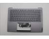 Lenovo 5CB1P50149 C-Cover with keyboard, Belgian, Luna Grey, Non-FingerPrint, UK