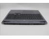 Lenovo 5CB1P55567 C-Cover with keyboard, Nordic, Luna Grey, RGB Backlight, UK