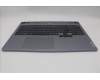 Lenovo 5CB1P55661 C-Cover with keyboard, Czech Slovakian, Luna Grey, RGB Backlight, UK