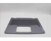 Lenovo 5CB1P74329 C-Cover with keyboard,Spanish,Luan Grey,FingerPrint
