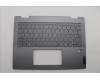 Lenovo 5CB1P74338 C-Cover with keyboard,French,Luan Grey,FingerPrint