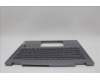 Lenovo 5CB1P74339 C-Cover with keyboard, German, Luna Grey, Fingerprint, UK