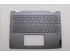 Lenovo 5CB1P74344 C-Cover with keyboard,Hebrew,Luan Grey,FingerPrint