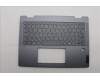 Lenovo 5CB1P74345 C-Cover with keyboard, Hungarian, Luna Grey, FingerPrint, UK