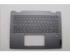 Lenovo 5CB1P74351 C-Cover with keyboard,US English Euro,Luan Grey,FingerPrint