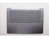 Lenovo 5CB1P74747 C-Cover with keyboard, Arabic, Luna Grey, Puresight Logo, US