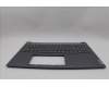Lenovo 5CB1P85698 C-Cover with keyboard, English, Luna Grey, FingerPrint, US