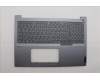 Lenovo 5CB1P85703 C-Cover with keyboard, German, Luna Grey, FingerPrint, UK