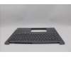Lenovo 5CB1P85714 C-Cover with keyboard, Russian, Luna Grey, FingerPrint, US
