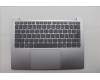 Lenovo 5CB1P89843 C-Cover with keyboard, Portuguese, Cloud Grey, Backlight, UK