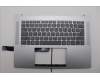Lenovo 5CB1Q27714 C-Cover with keyboard, Czech Slovakian, Cloud Grey, Backlight, UK