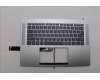 Lenovo 5CB1Q27715 C-Cover with keyboard, English, Cloud Grey, Backlight, US