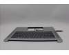 Lenovo 5CB1Q27715 C-Cover with keyboard, English, Cloud Grey, Backlight, US
