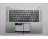 Lenovo 5CB1Q32434 C-Cover with keyboard, Spanish, Storm Grey, Backlight, UK