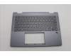 Lenovo 5CB1Q43251 C-Cover with keyboard, US English Euro, Luna Grey, Fingerprint, US