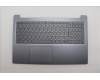 Lenovo 5CB1Q43261 C-Cover with keyboard, Belgian, Luna Grey, Backlight, UK