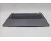 Lenovo 5CB1Q43271 C-Cover with keyboard, German, Luna Grey, Backlight, UK