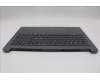 Lenovo 5CB1Q43309 C-Cover with keyboard, Nordic, Luna Grey, Non-Backlight, UK