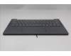 Lenovo 5CB1Q60094 C-Cover with keyboard, Belgian, Luna Grey, Backlight, UK