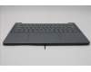 Lenovo 5CB1Q62727 C-Cover with keyboard, Nordic, Luna Grey, Backlight, UK