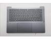 Lenovo 5CB1Q64044 C-Cover with keyboard, Portuguese, Luna Grey, Non-Backlight, UK
