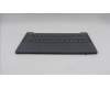 Lenovo 5CB1Q64048 C-Cover with keyboard, Switzerland, Luna Grey, Non-Backlight, UK