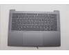 Lenovo 5CB1Q64057 C-Cover with keyboard, Bulgarian, Luna Grey, Backlight, UK