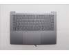 Lenovo 5CB1Q64065 C-Cover with keyboard, Greek, Luna Grey, Backlight, US