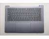 Lenovo 5CB1Q64107 C-Cover with keyboard, Spanish, Luna Grey, Non-Backlight, UK