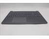 Lenovo 5CB1R07752 C-Cover with keyboard, Spanish, Luna Grey, Backlight, 3CELL, UK