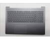 Lenovo 5CB1R07795 C-Cover with keyboard, US English Euro, Luna Grey, Backlight, 4CELL, US