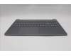 Lenovo 5CB1R07800 C-Cover with keyboard, Greek, Luna Grey, Backlight, 4CELL, US