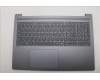 Lenovo 5CB1R07924 C-Cover with keyboard, Switzerland, Luna Grey, Backlight, 4CELL, UK