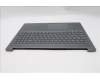 Lenovo 5CB1R07929 C-Cover with keyboard, Ukraine, Luna Grey, Backlight, 4CELL, US