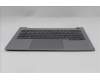 Lenovo 5CB1R08650 C-Cover with keyboard, German, Arctic Grey, Non-Backlight, H-series, UK