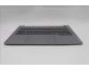 Lenovo 5CB1R08722 C-Cover with keyboard, French, Arctic Grey, Non-Backlight, U-series, US