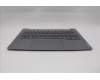 Lenovo 5CB1R08782 C-Cover with keyboard, French, Arctic Grey, Backlight, U-series, US