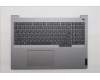 Lenovo 5CB1R08903 C-Cover with keyboard, US English Euro, Arctic Grey, Backlight, U-series, US