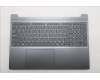 Lenovo 5CB1R08999 C-Cover with keyboard, Hebrew, Luna Grey, Backlight, US