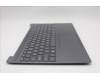 Lenovo 5CB1R22360 C-Cover with keyboard, US English Euro, Luna Grey, Non-Backlight, US