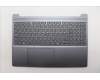 Lenovo 5CB1R22360 C-Cover with keyboard, US English Euro, Luna Grey, Non-Backlight, US