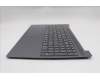 Lenovo 5CB1R22390 C-Cover with keyboard, Portuguese, Luna Grey, Non-Backlight, UK