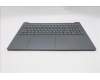 Lenovo 5CB1R22503 C-Cover with keyboard, Arabic, Luna Grey, Backlight, US
