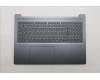 Lenovo 5CB1R22505 C-Cover with keyboard, Belgian, Luna Grey, Backlight, UK