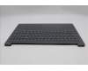 Lenovo 5CB1R22545 C-Cover with keyboard, Russian, Luna Grey, Backlight, US