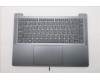 Lenovo 5CB1R26693 C-Cover with keyboard, Bulgarian, Luna Grey, Backlight, UK