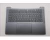Lenovo 5CB1R26718 C-Cover with keyboard, UK English, Luna Grey, Backlight, UK