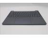 Lenovo 5CB1R27574 C-Cover with keyboard, UK English, Luna Grey, Non-Backlight, UK